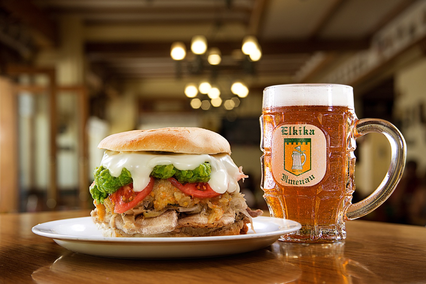 Sándwich italiano con schop en Elkika