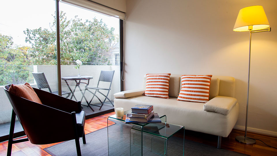 Living del departamento de Heidelberg Haus