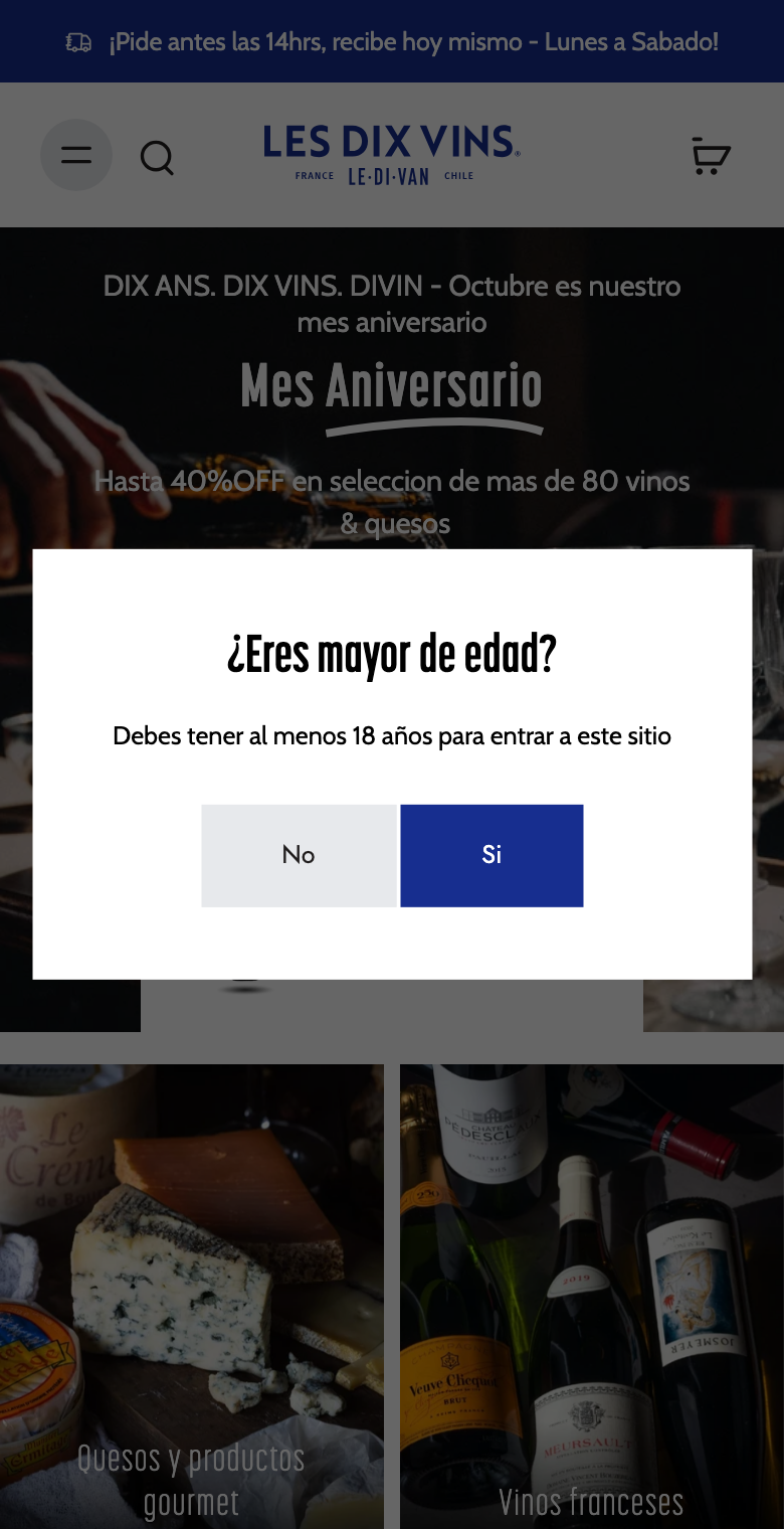 lesdixvins.cl hoy en el celular